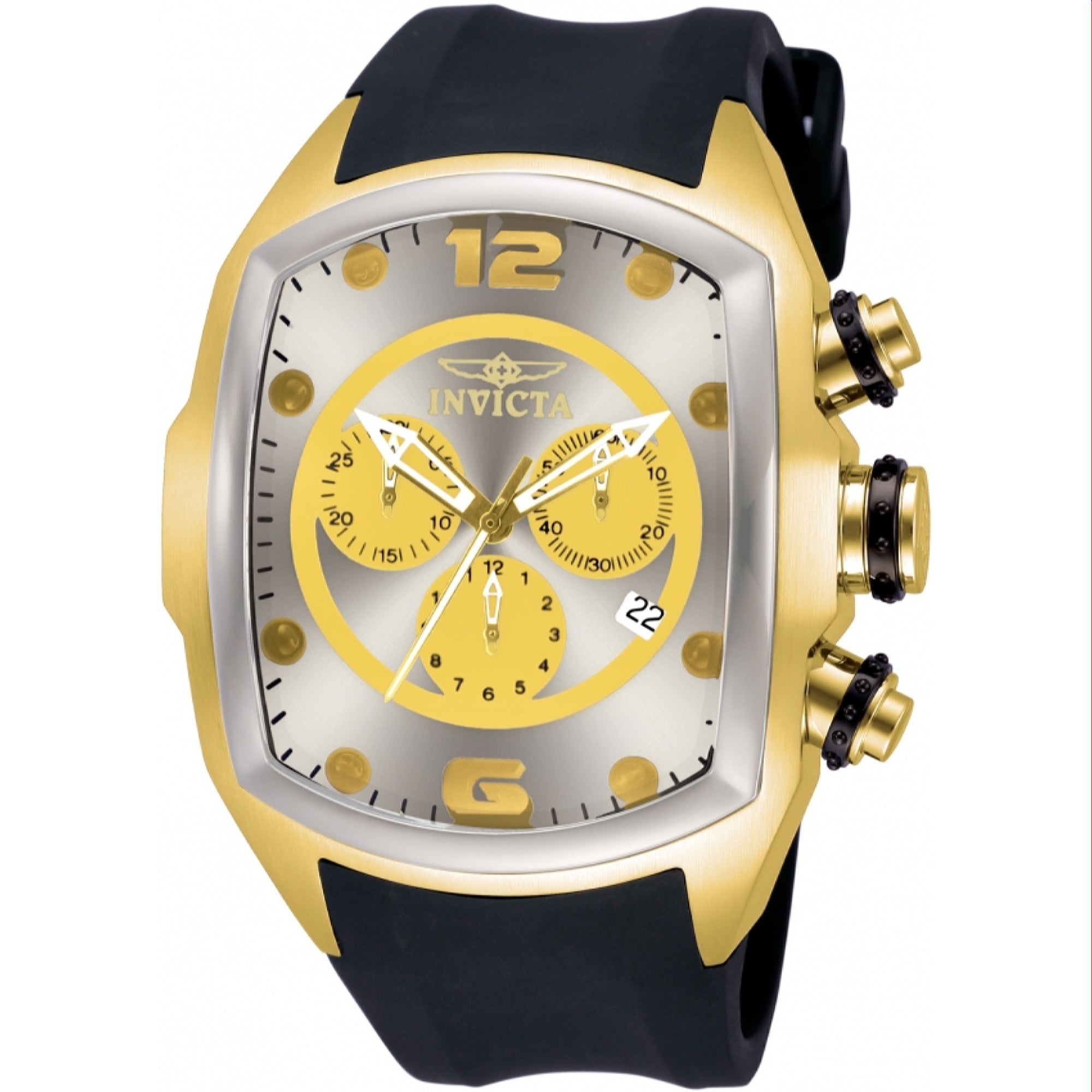 Invicta Lupah Quartz Lupah Silver Dial Men's Watch 10068