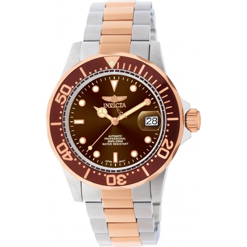 Invicta Automatic Pro Diver Brown Dial Men's Watch 11241