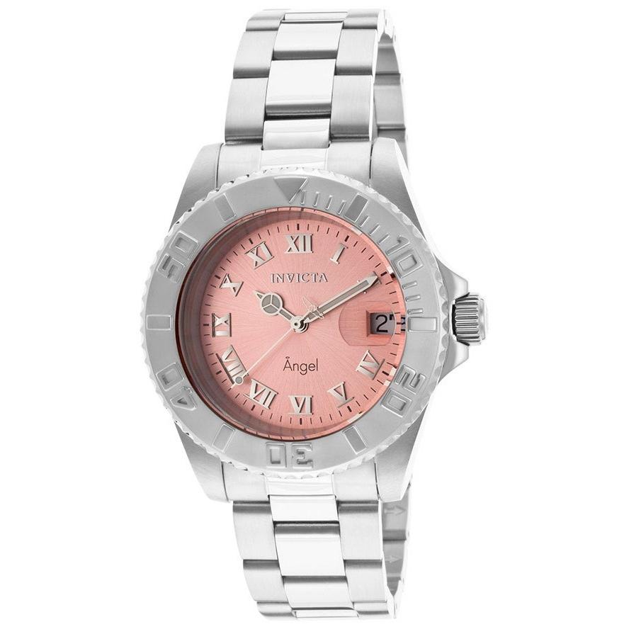 Invicta Quartz Angel Pink Dial Women's Watch 14360