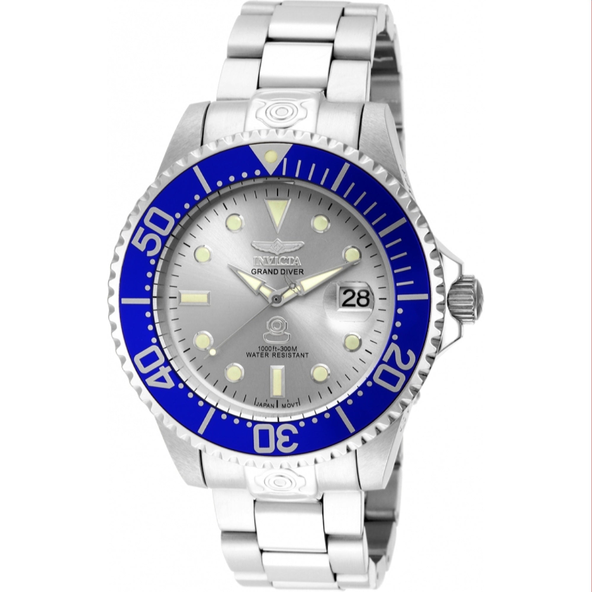 Invicta Quartz Pro Diver Silver Dial Men's Watch 15843