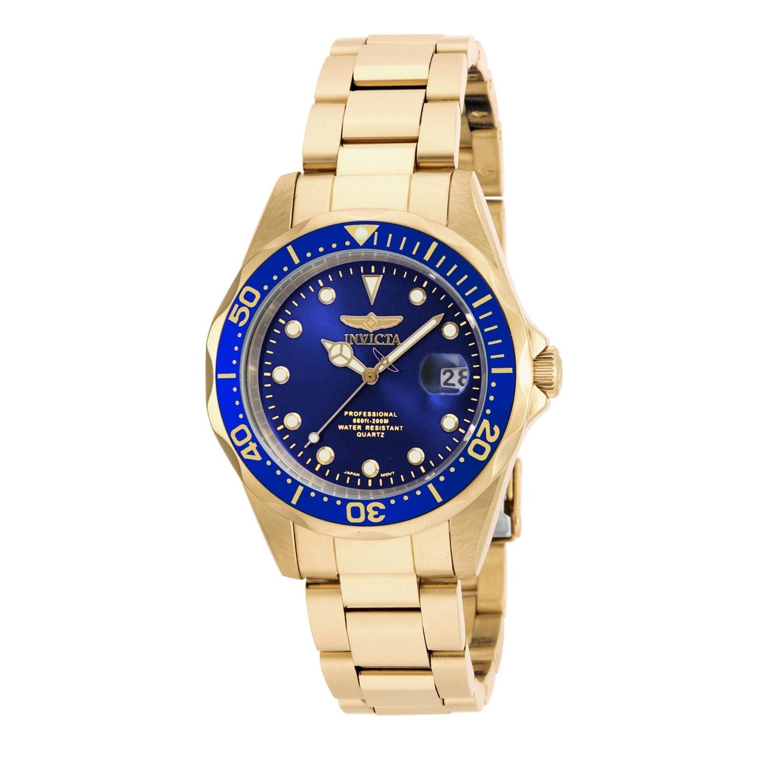 Invicta Quartz Pro Diver Blue Dial Men's Watch 17052