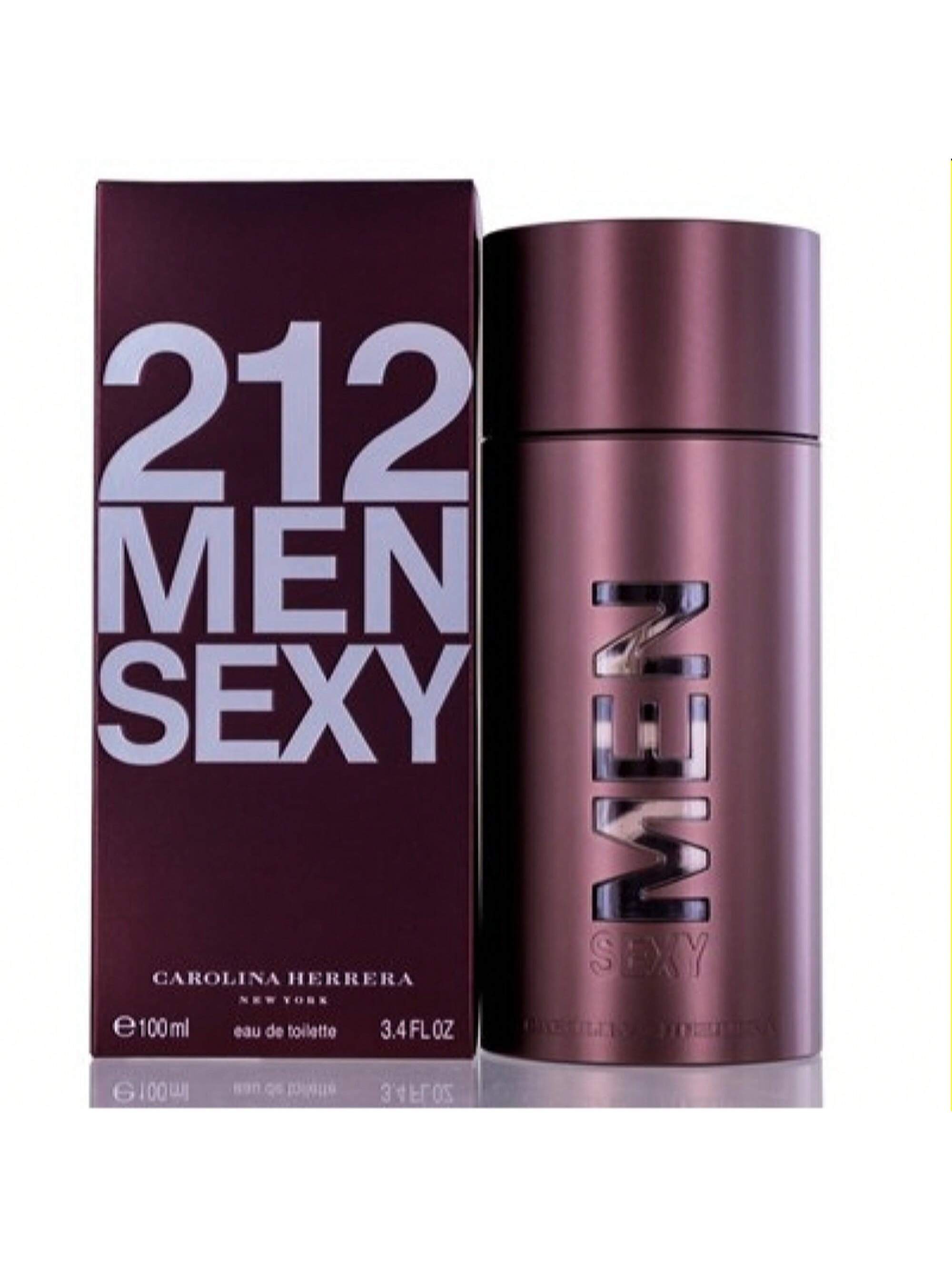 212 Sexy Men by Carolina Herrera EDT Spray 3.3 Oz - Men 8411061865583