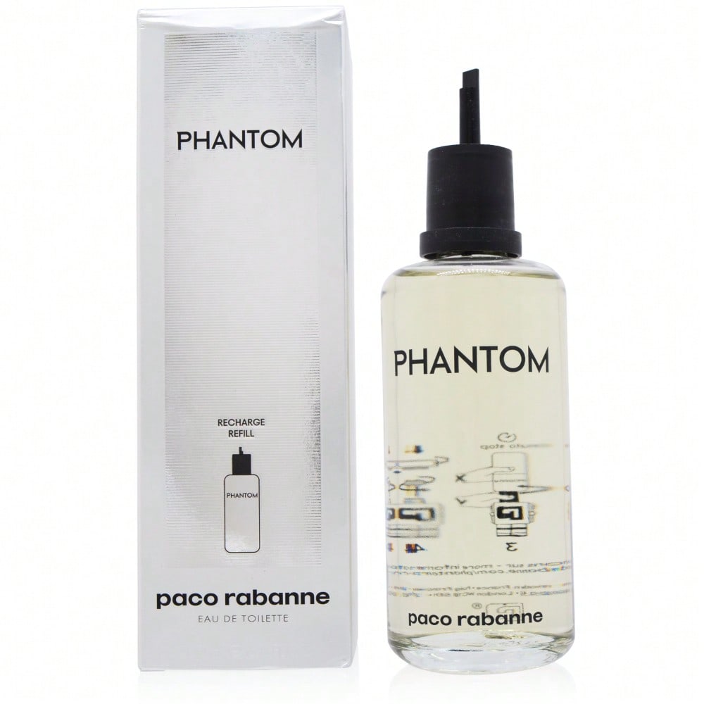 Phantom by Paco Rabanne EDT Refill 6.8 Oz - Men 3349668596355