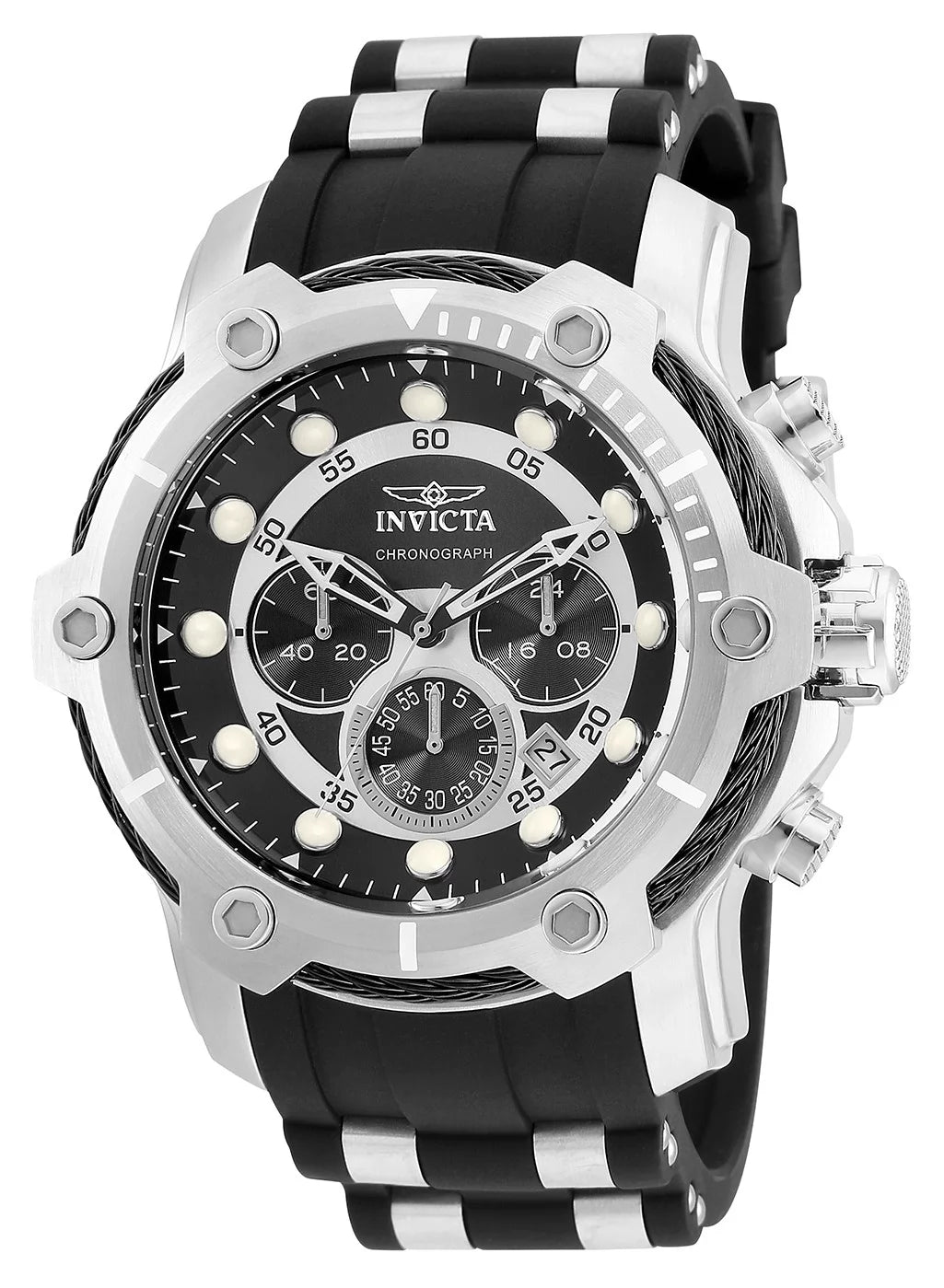 Invicta Men's 26764 Bolt Quartz Chronograph Black Dial Watch