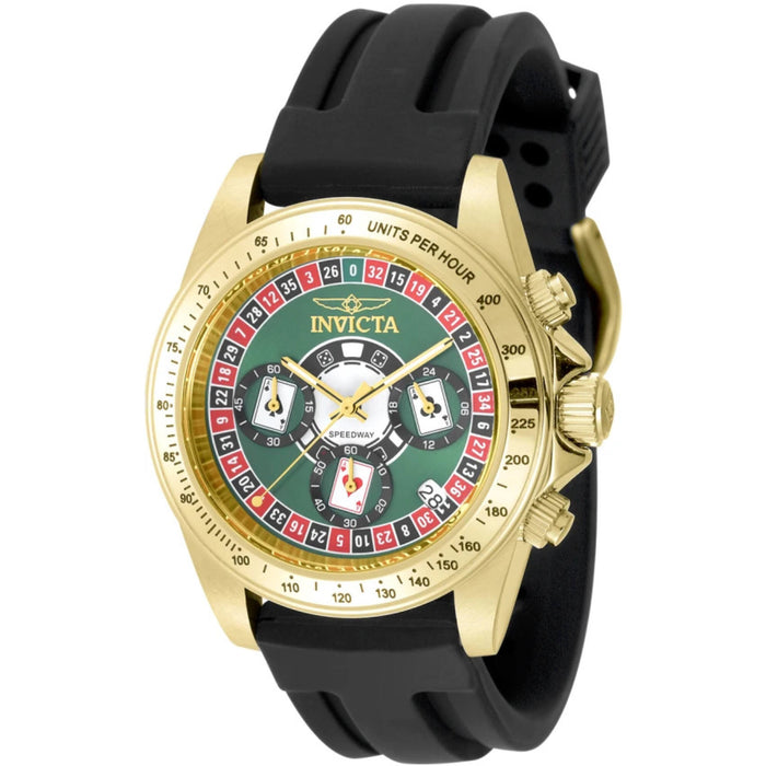 Invicta Quartz Speedway Green Dial Men's Watch 50873