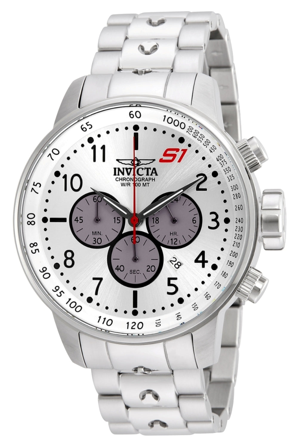 Invicta Quartz S1 Rally Silver Dial Men's Watch 23083