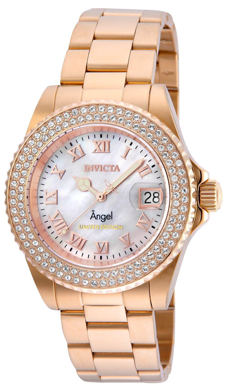 Invicta Quartz Angel Gold Dial Women's Watch 24615