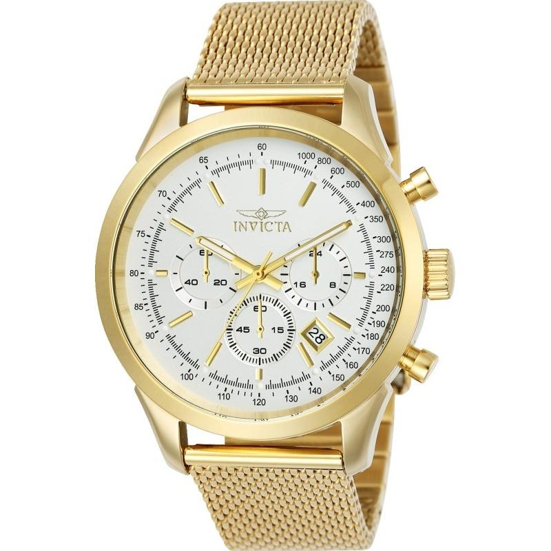 Invicta Quartz Speedway Silver Dial Men's Watch 25225