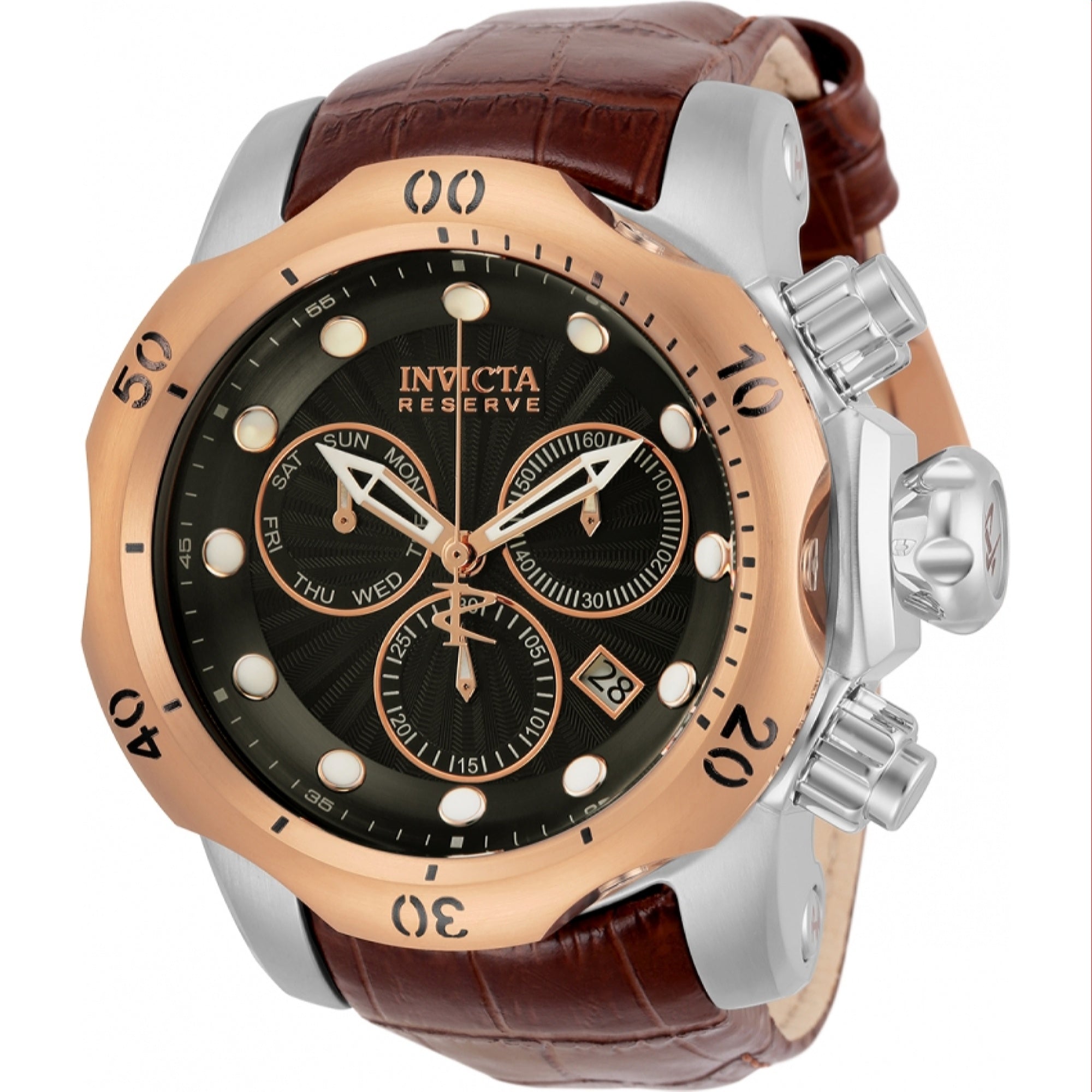 Invicta Quartz Reserve Reserve Gun Metal Dial Men's Watch 32958