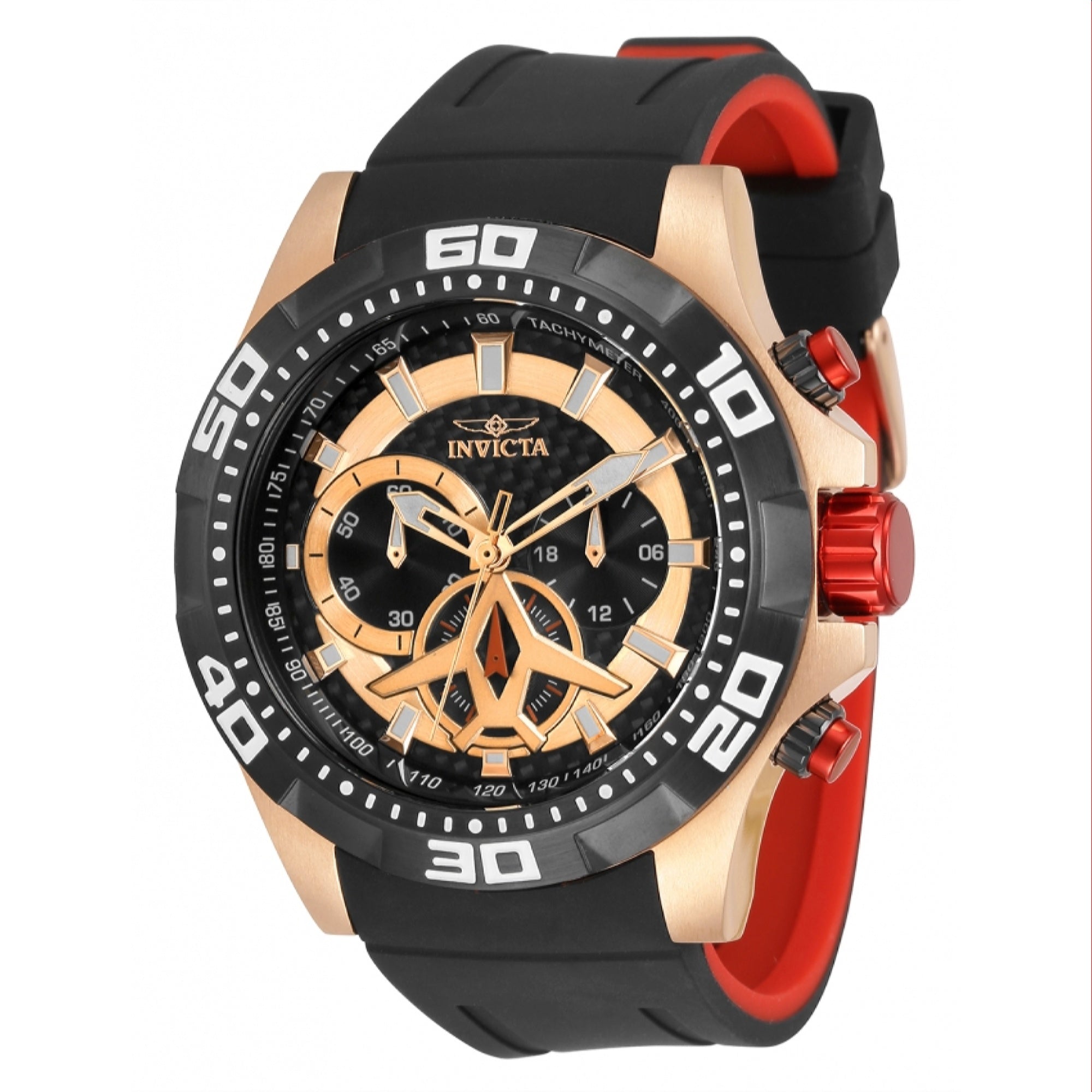 Invicta Quartz Aviator Black Dial Men's Watch 33940