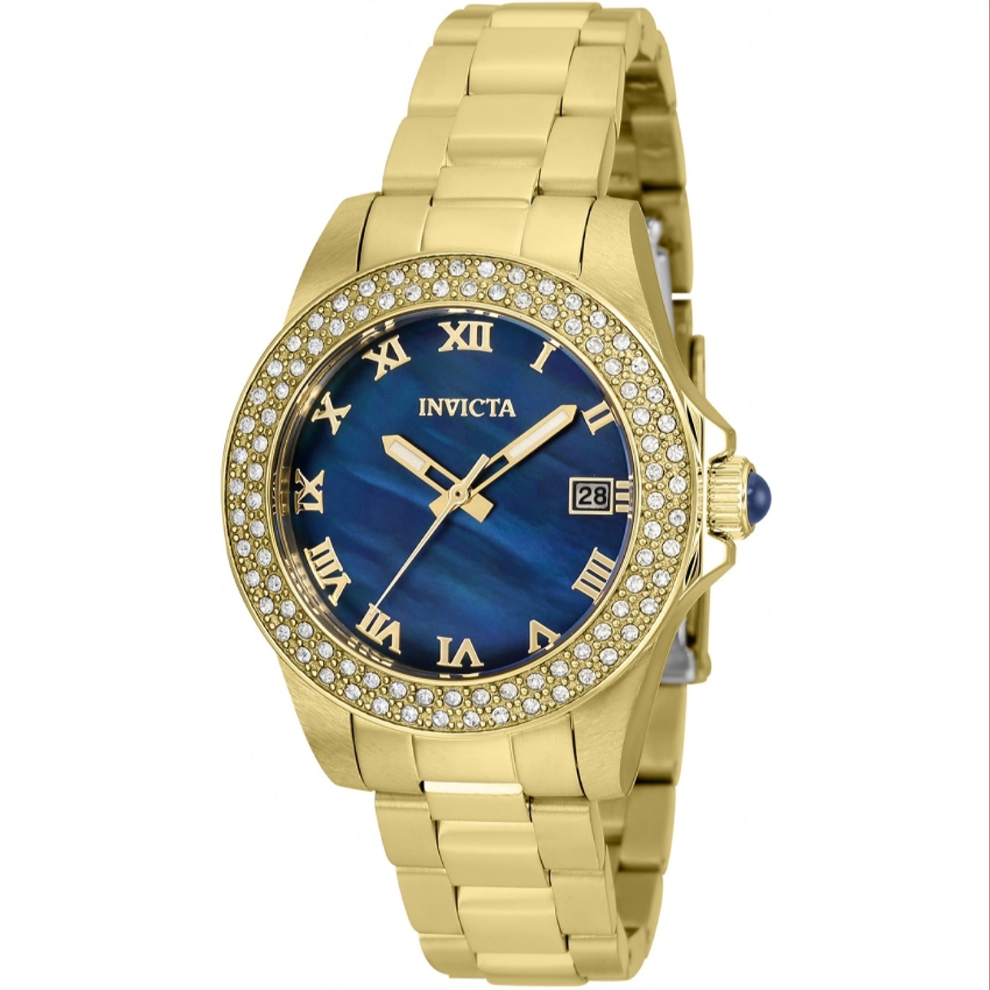 Invicta Quartz Angel Blue Dial Women's Watch 36072