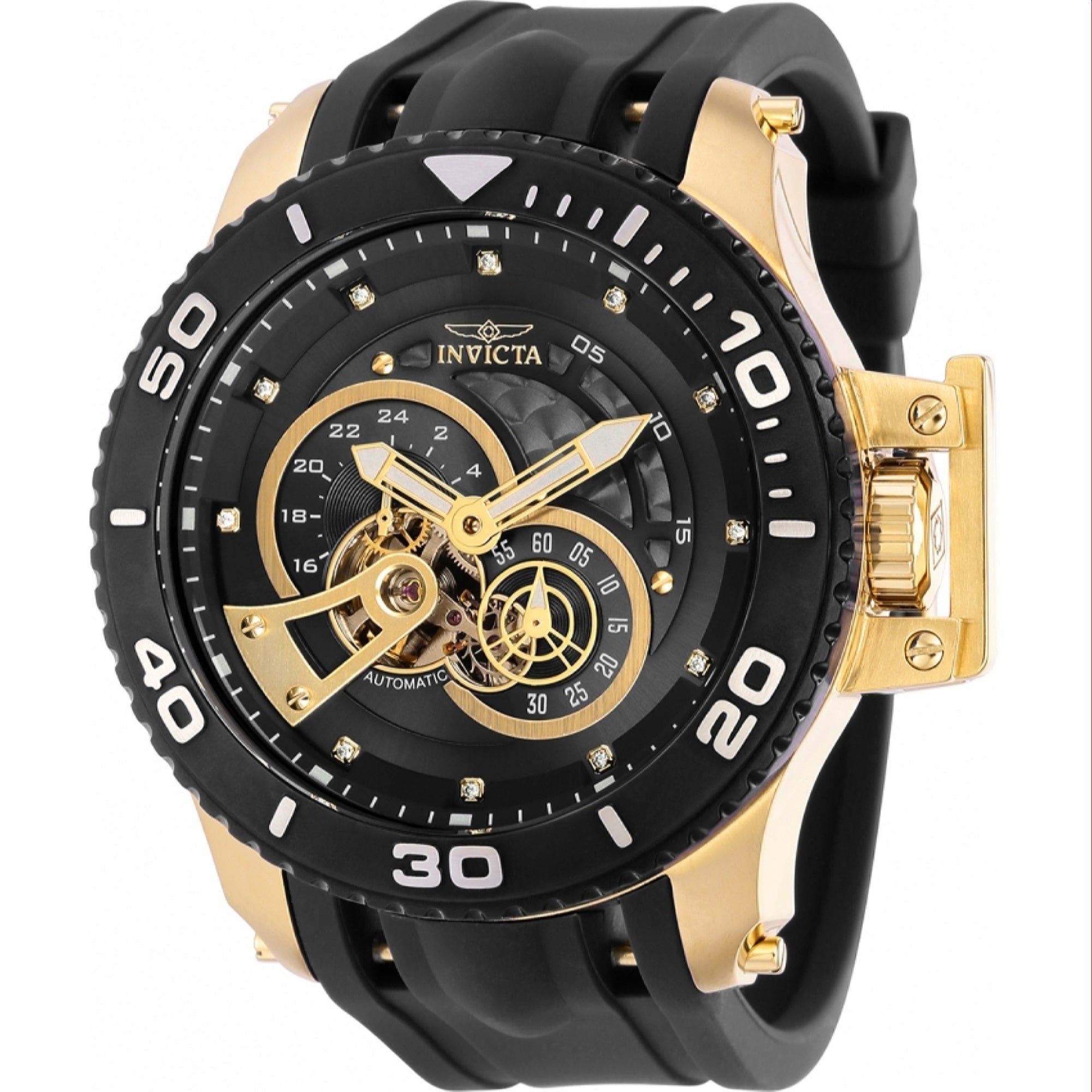 Invicta Automatic Pro Diver Scuba Automatic Black Dial Men's Watch 36114