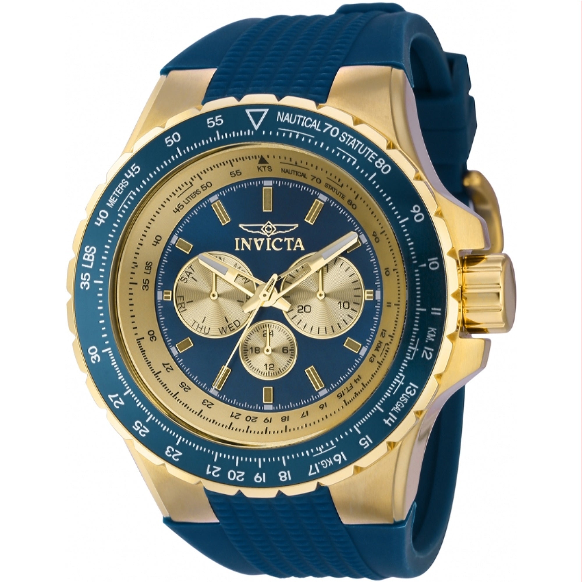 Invicta Quartz Aviator Blue Dial Men's Watch 39266