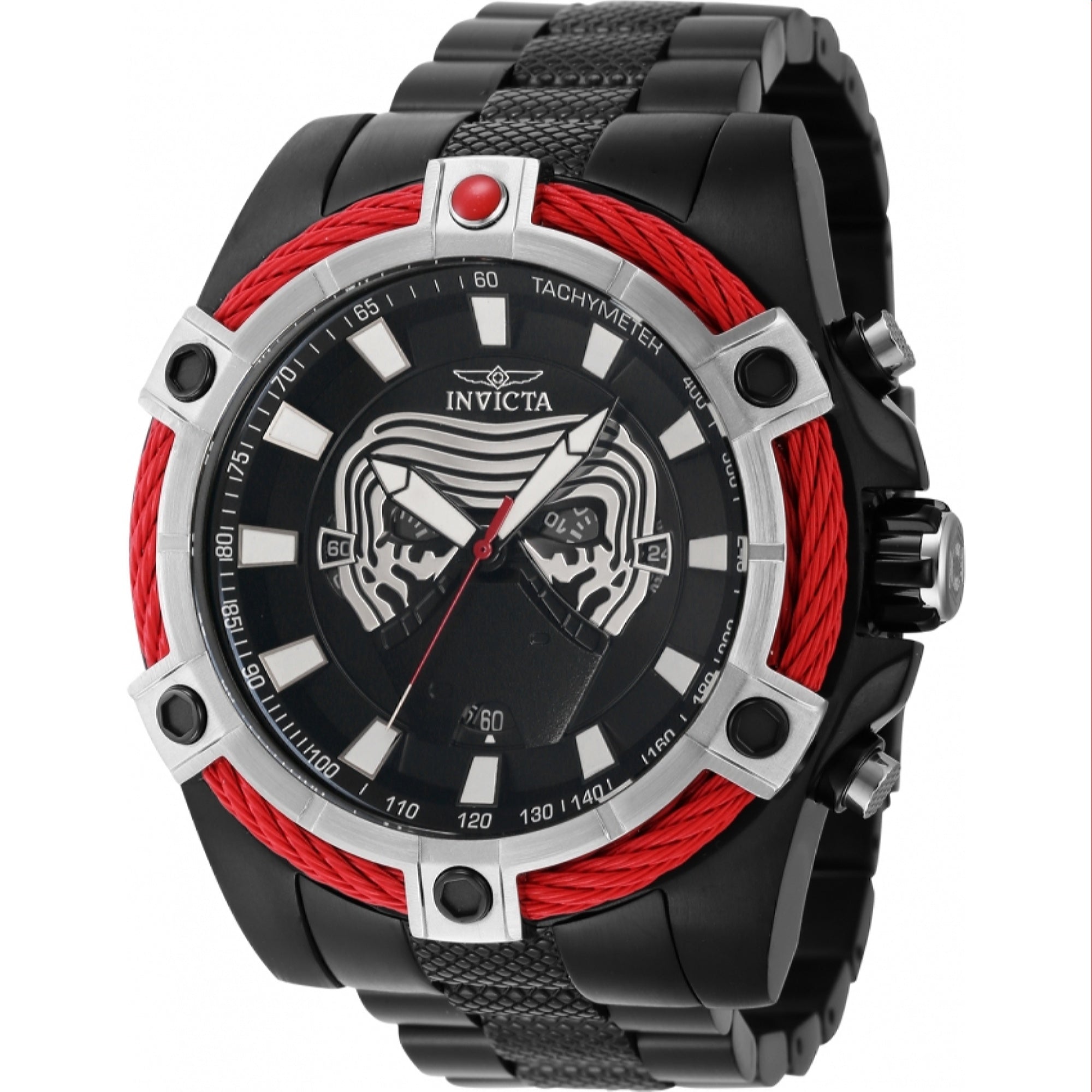 Invicta Quartz Star Wars Kylo Ren Black Dial Men's Watch 40086