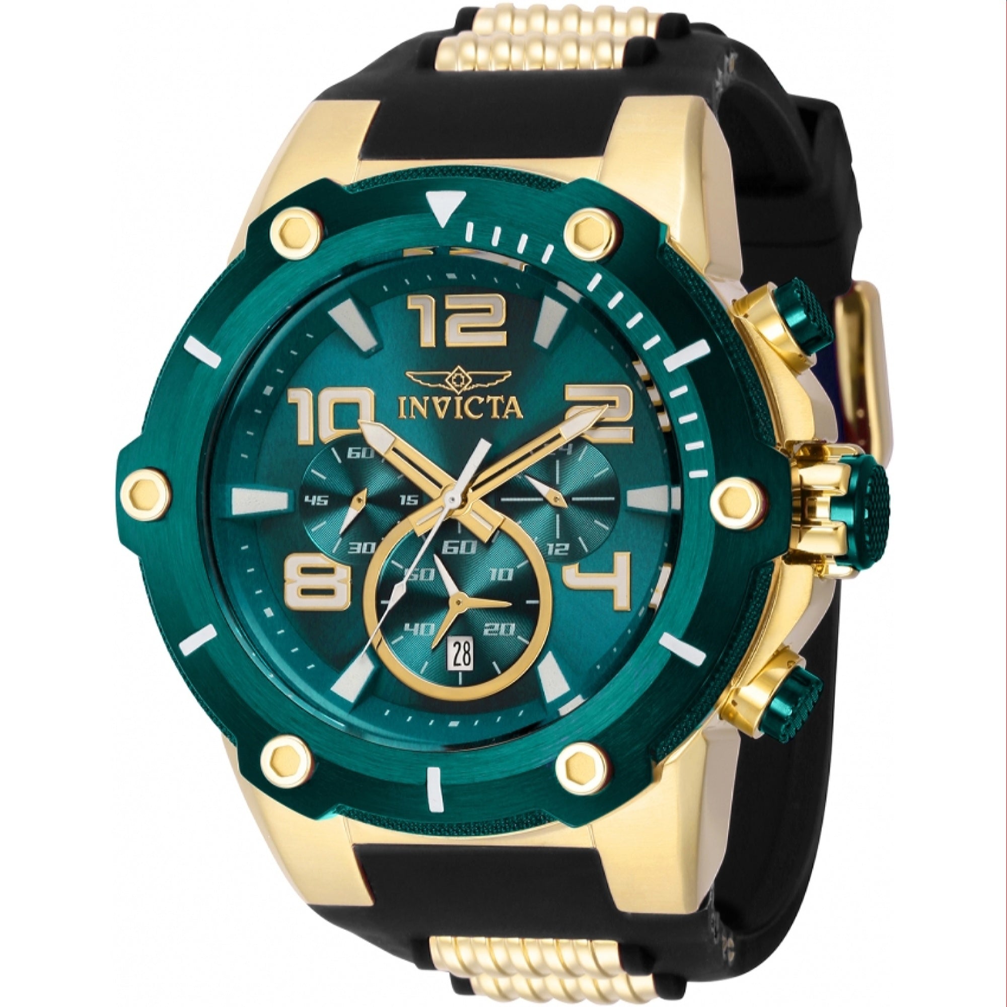 Invicta Quartz Speedway Green Dial Men's Watch 40891