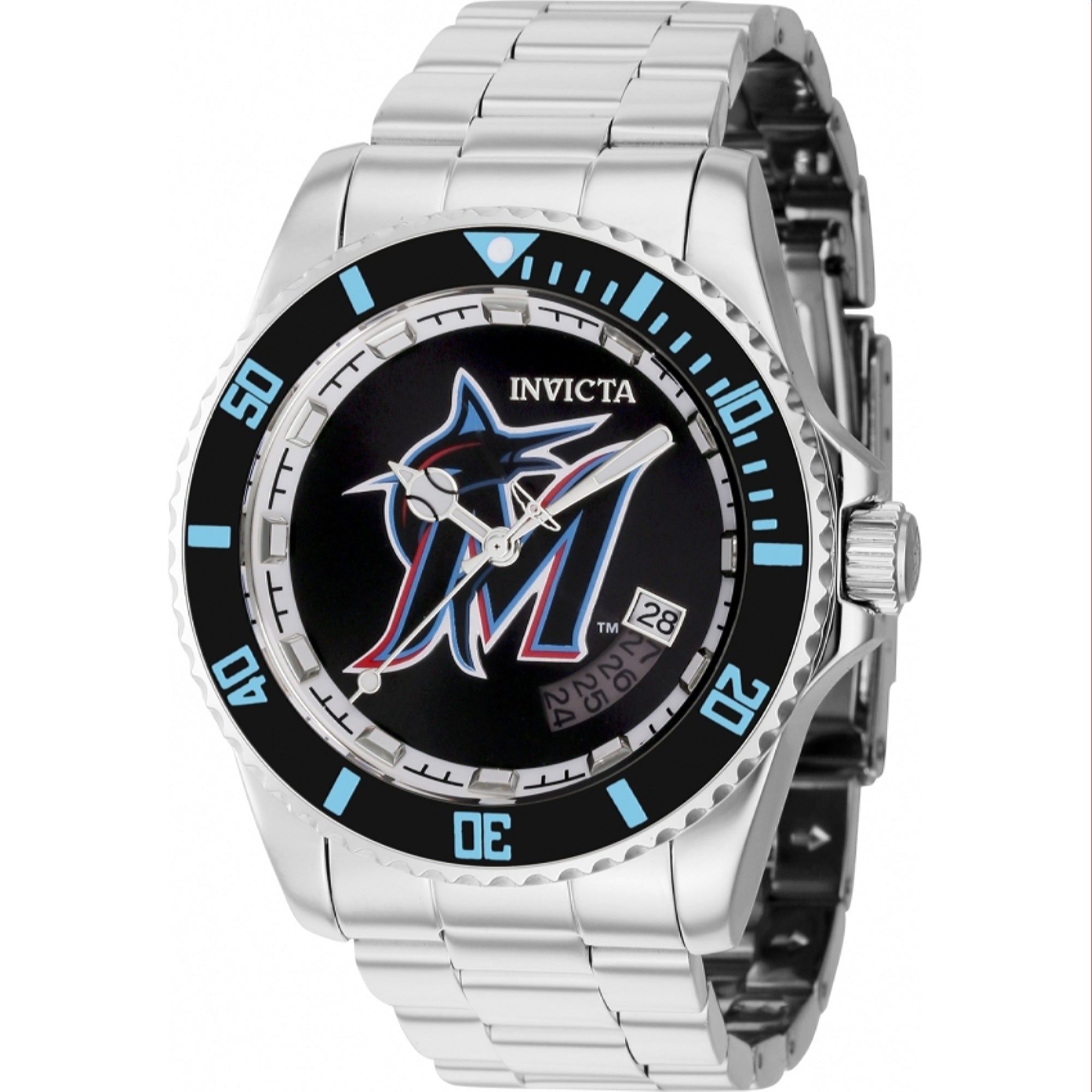 Invicta Automatic MLB Marlins Automatic Black Dial Men's Watch 42975