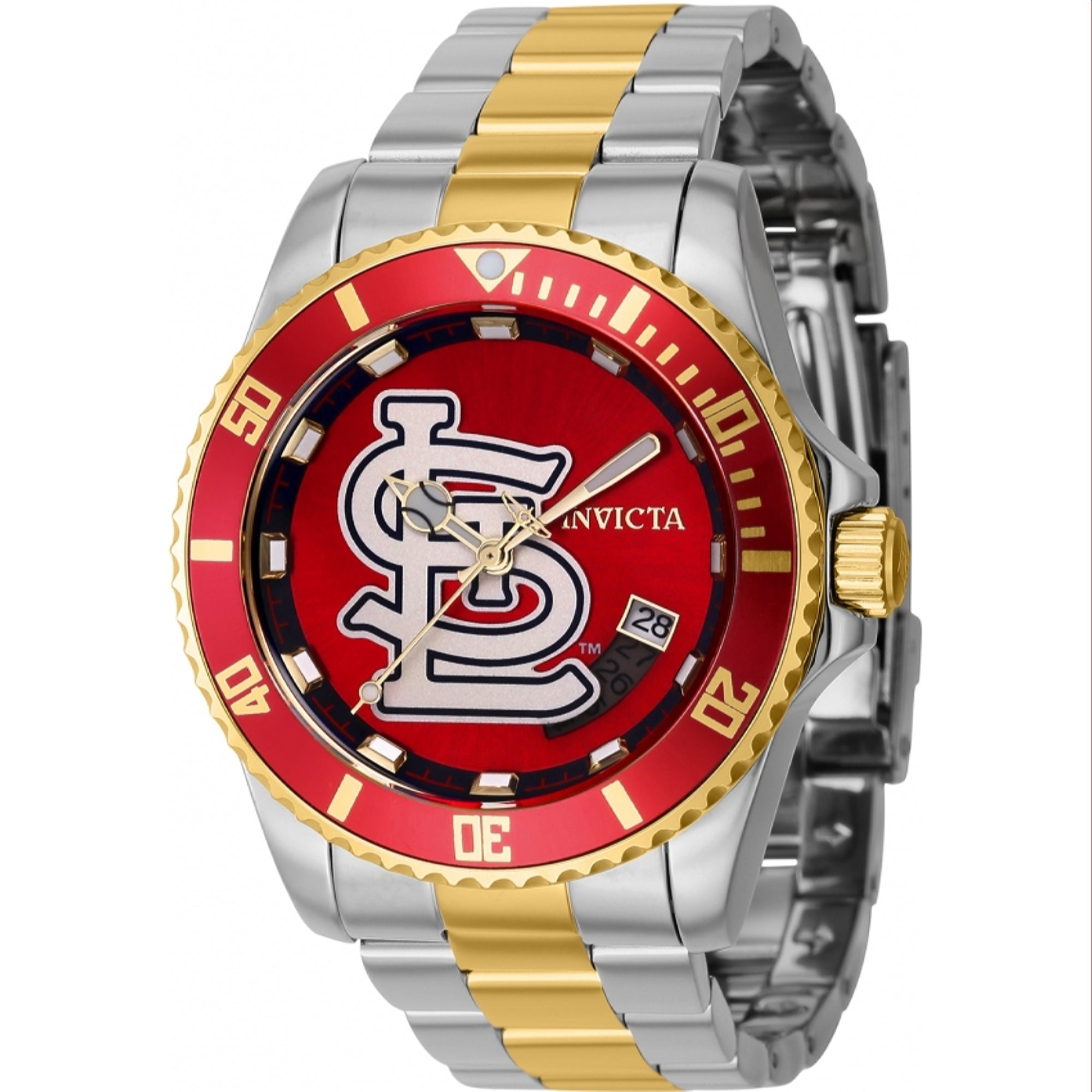 Invicta Automatic MLB Cardinals Automatic Red Dial Men's Watch 42997