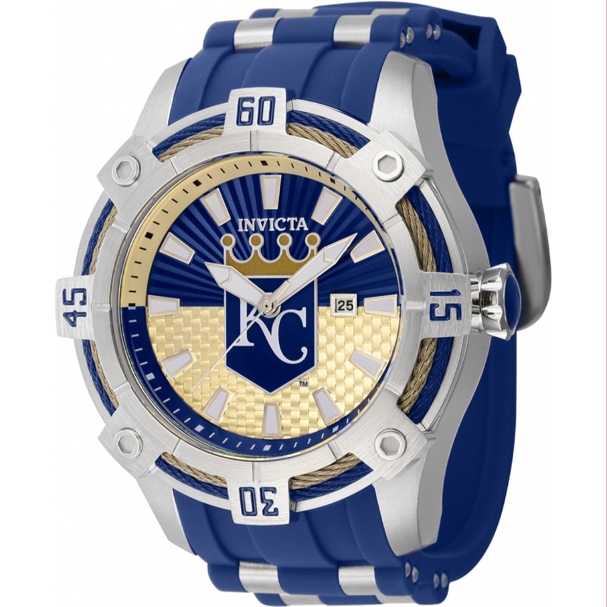 Invicta MLB Quartz MLB Royals Blue Dial Men's Watch 43270