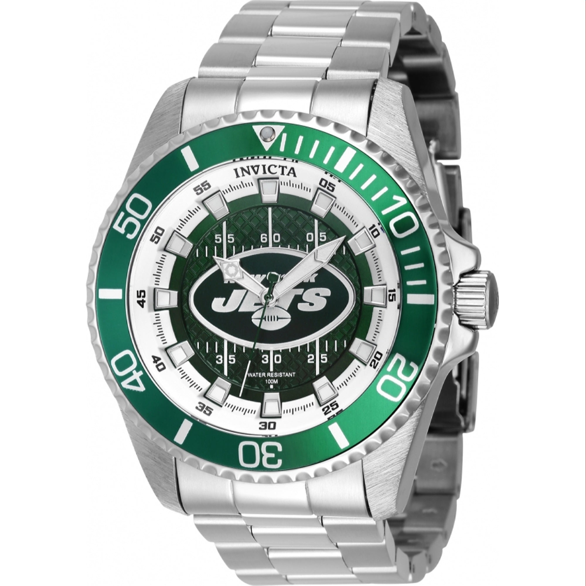 Invicta NFL Quartz NFL Jets Green Dial Men's Watch 43331