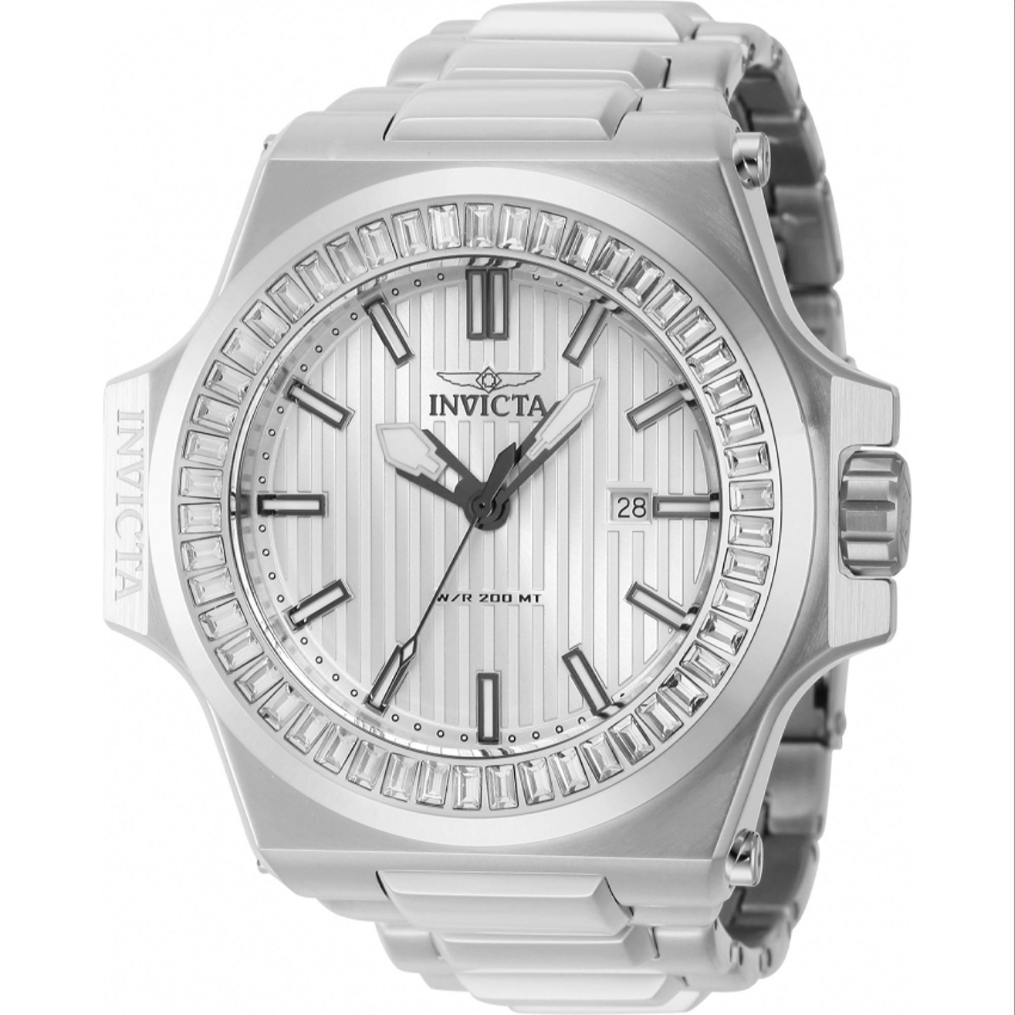 Invicta Quartz Akula Silver Dial Men's Watch 43381
