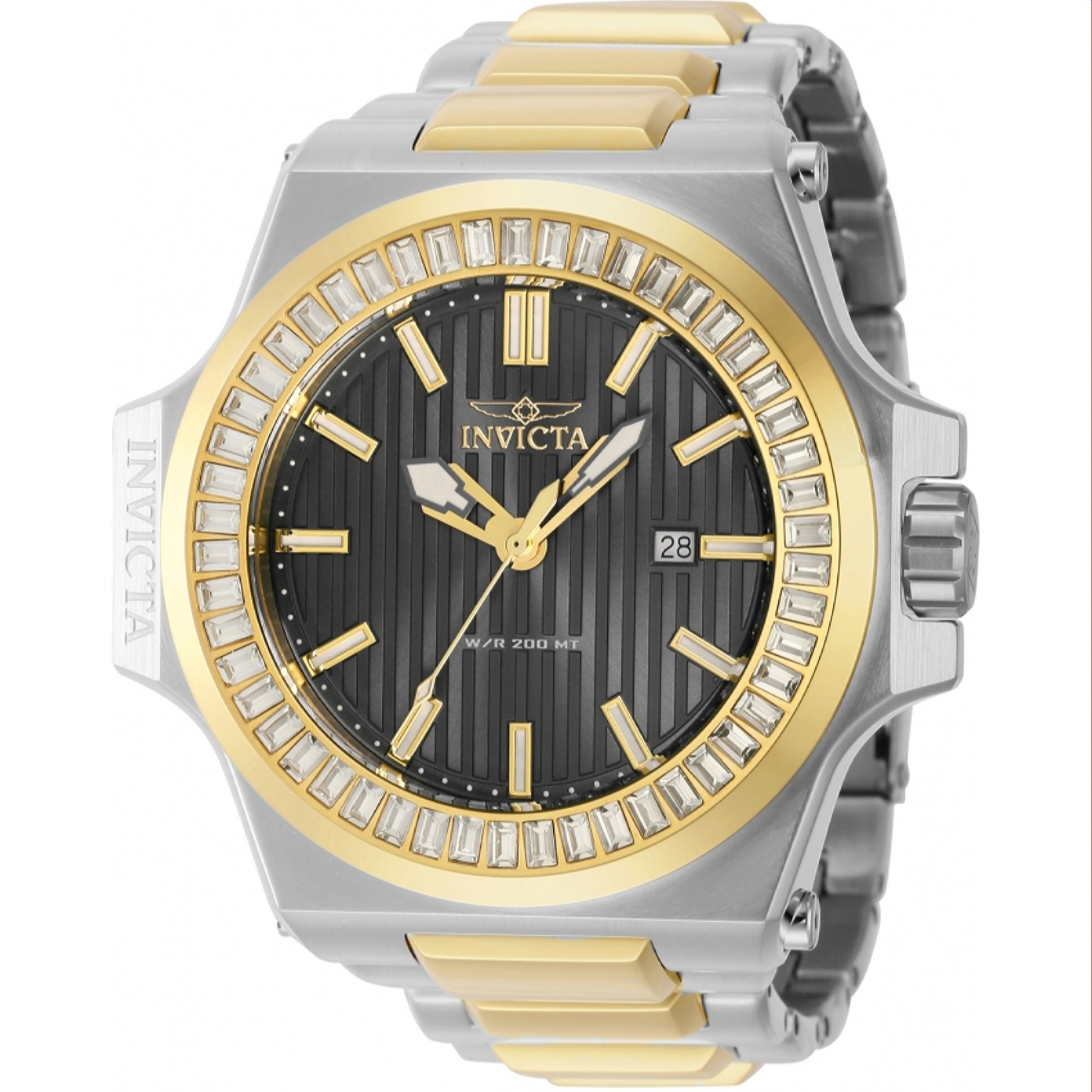 Invicta Quartz Akula Gun Metal Dial Men's Watch 43386