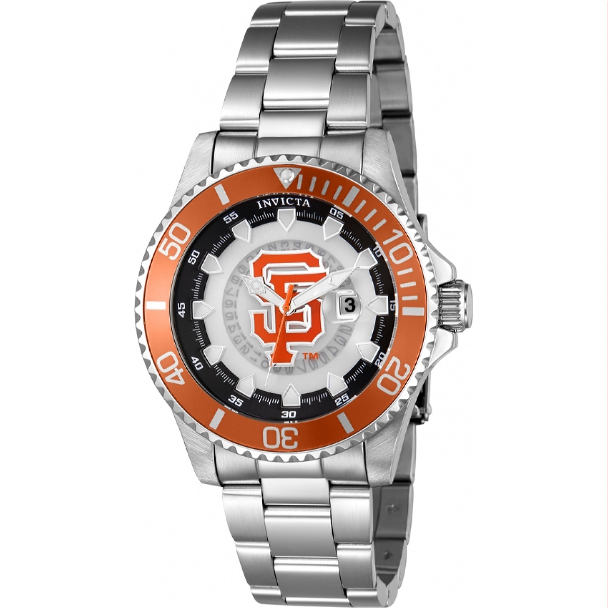 Invicta MLB Quartz MLB Giants Orange Dial Men's Watch 43477