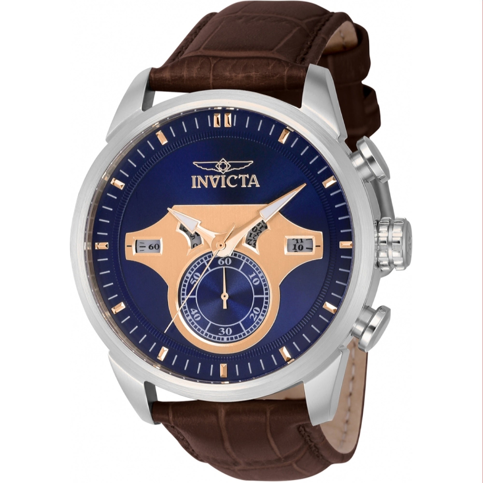 Invicta Quartz Objet D Art Blue Dial Men's Watch 43613