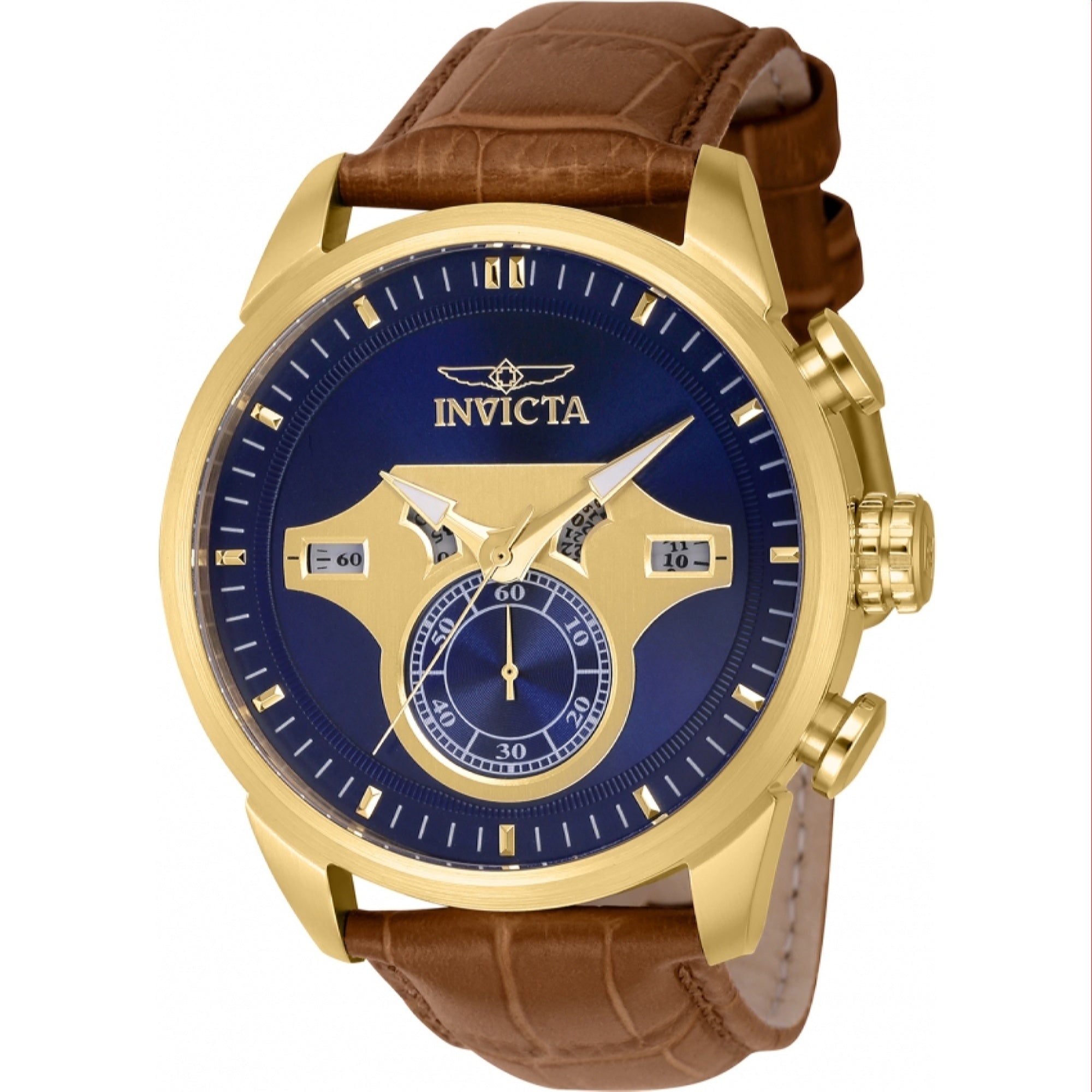 Invicta Quartz Objet D Art Blue Dial Men's Watch 43616