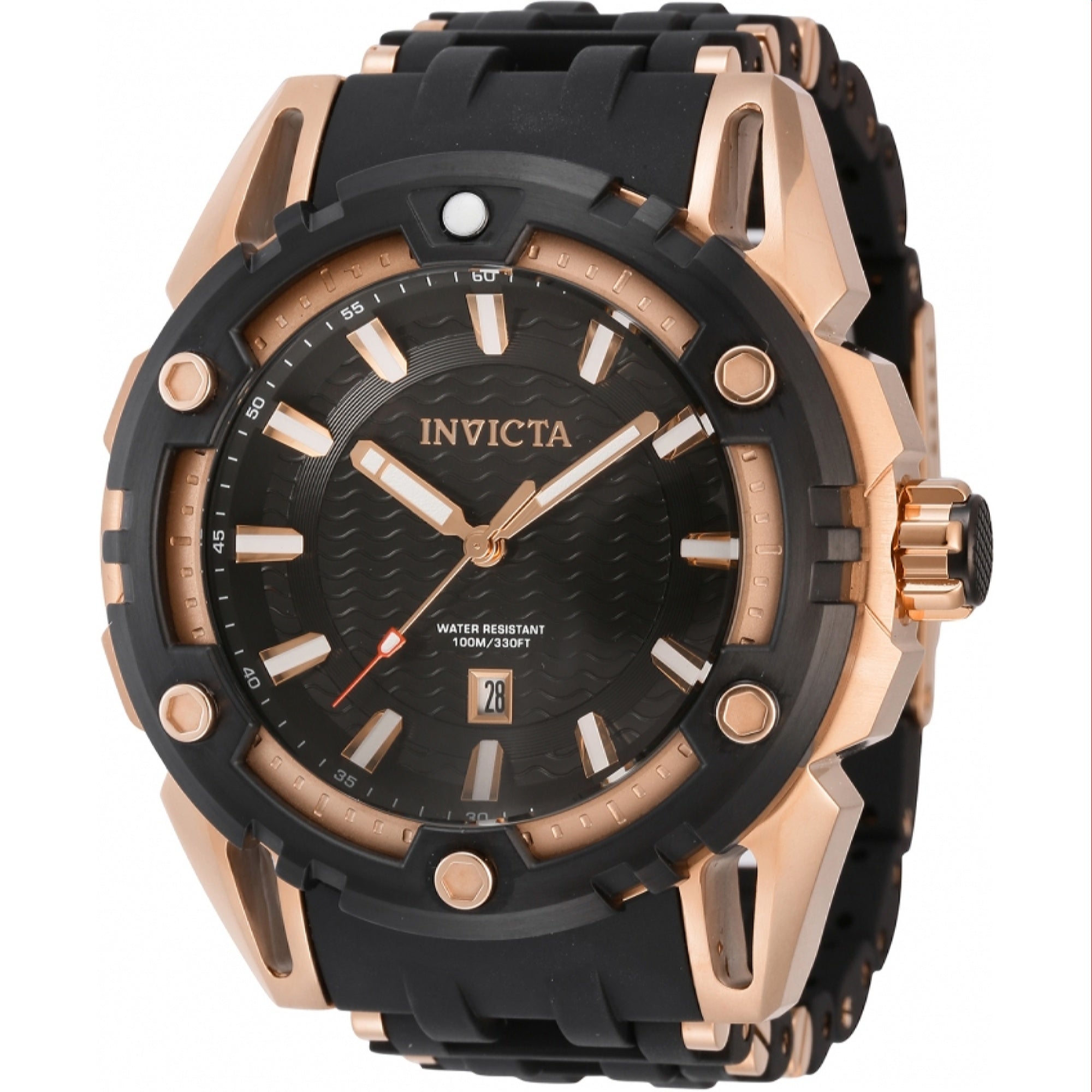 Invicta Quartz Sea Spider Black Dial Men's Watch 43844