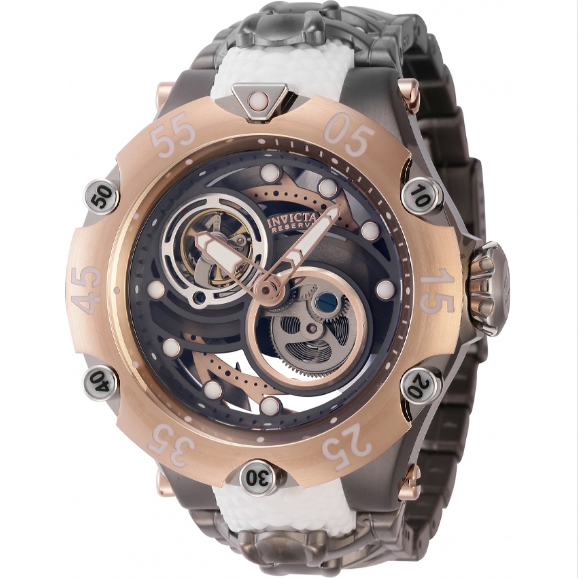 Invicta Automatic Reserve Venom Cobra Automatic Gun Metal Dial Men's Watch 43929