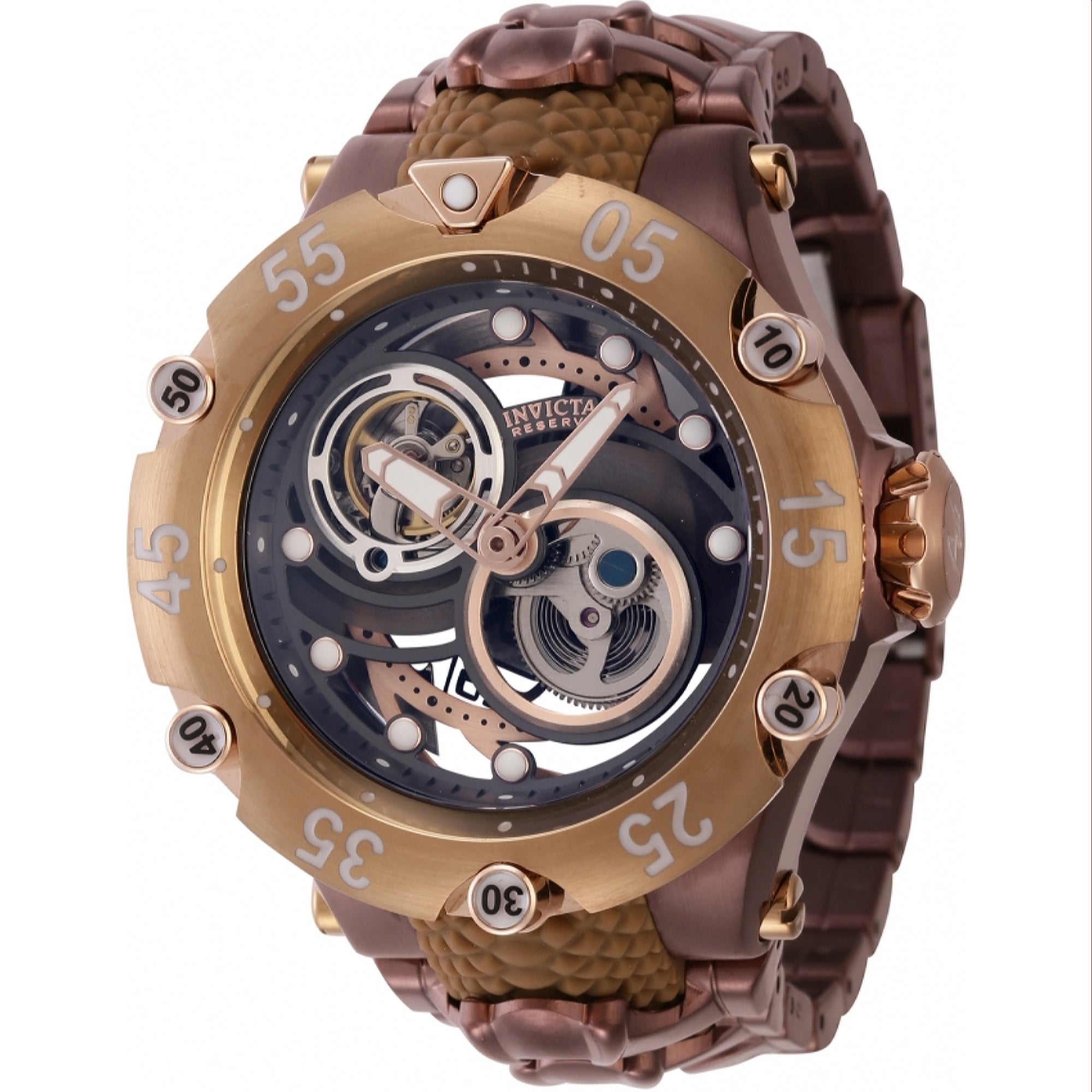 Invicta Automatic Reserve Venom Cobra Automatic Gun Metal Dial Men's Watch 43930