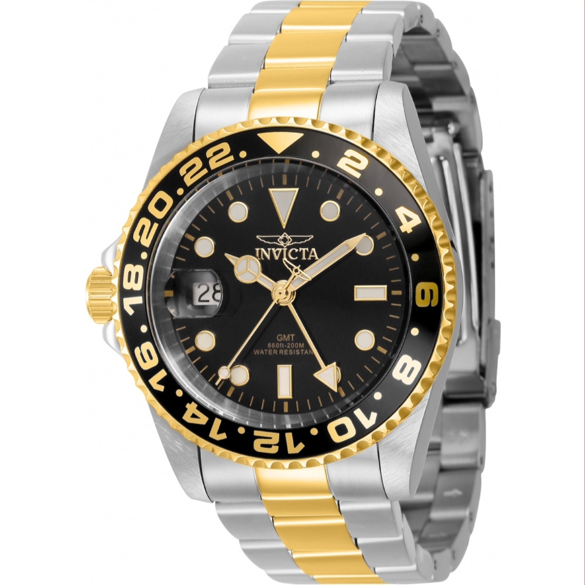 Invicta Quartz Pro Diver Black Dial Men's Watch 43966