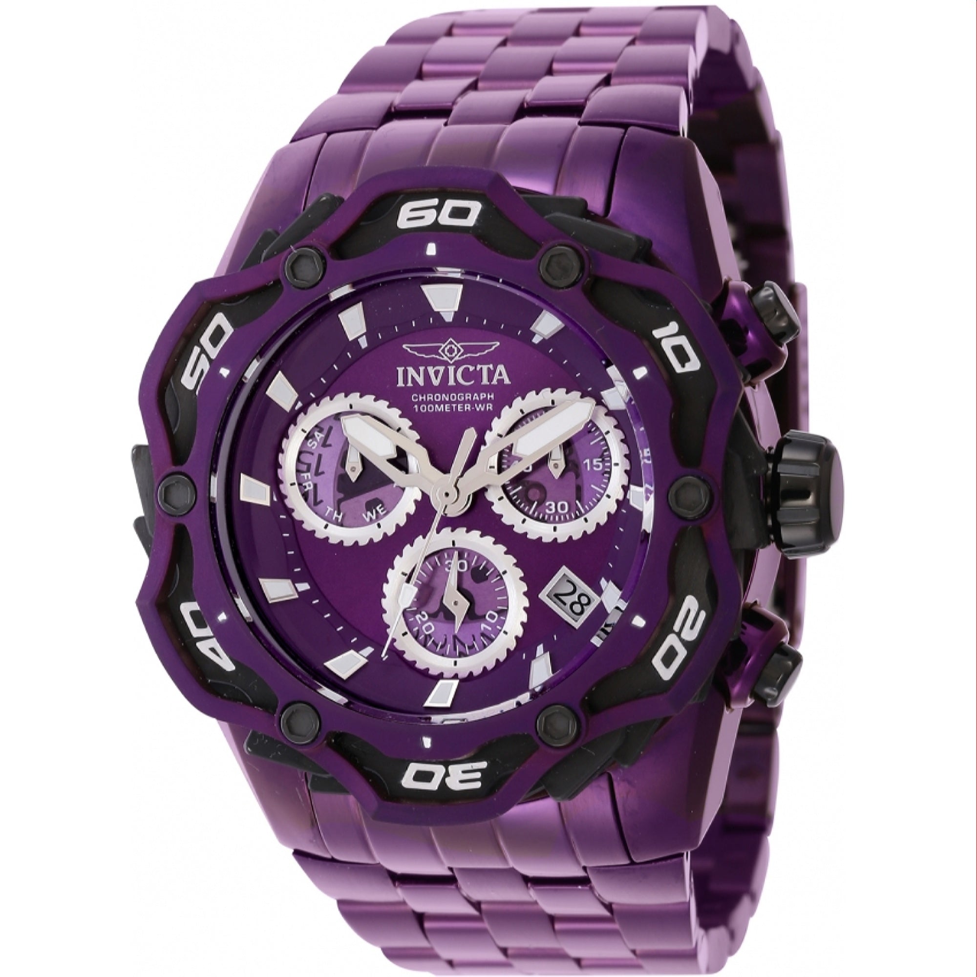 Invicta Quartz Ripsaw Purple Dial Men's Watch 44093