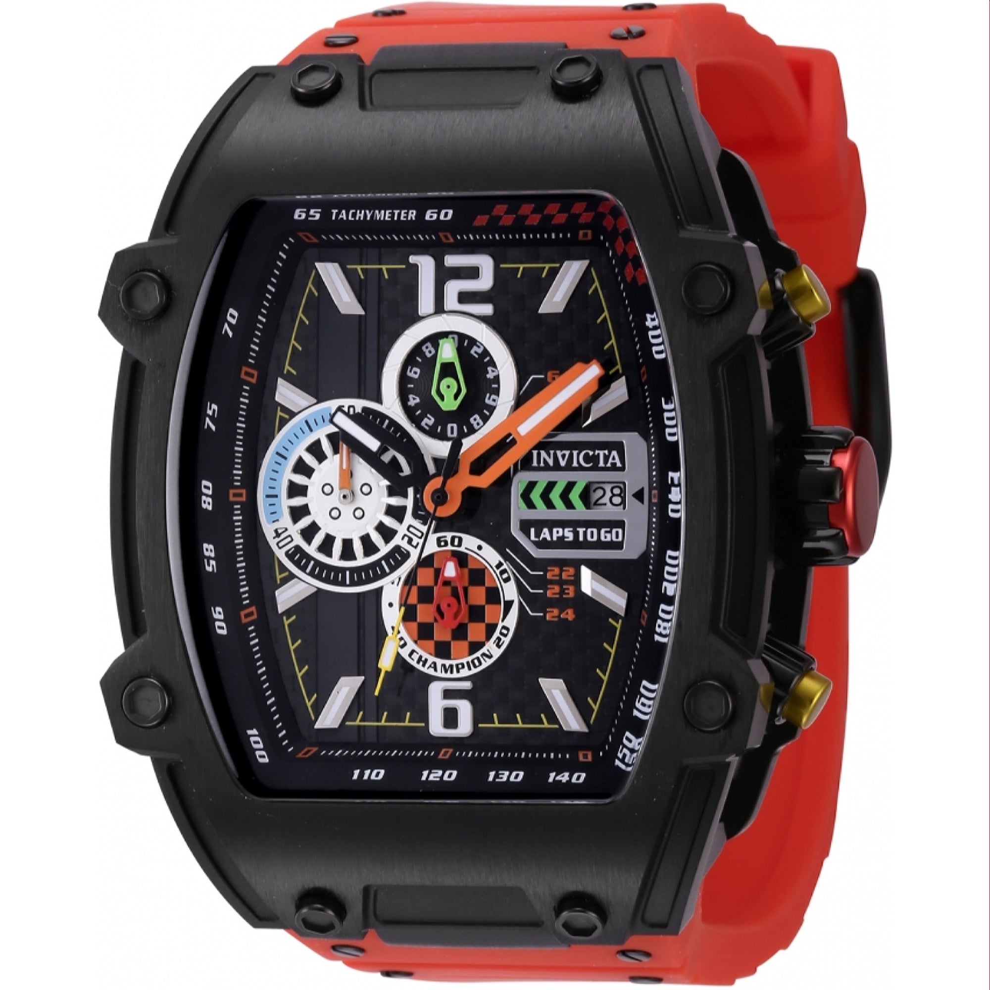 Invicta Quartz S1 Rally Diablo Black Dial Men's Watch 44138