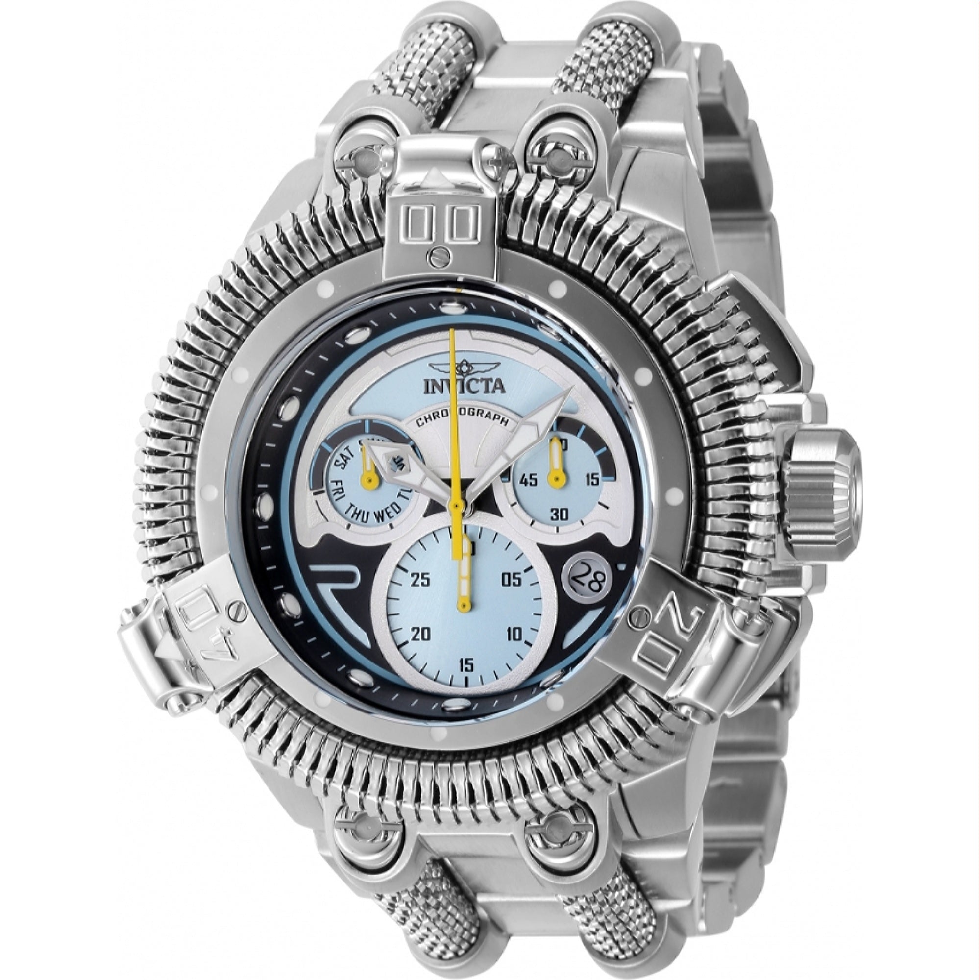 Invicta Quartz King Python Blue and White Dial Men's Watch 44304
