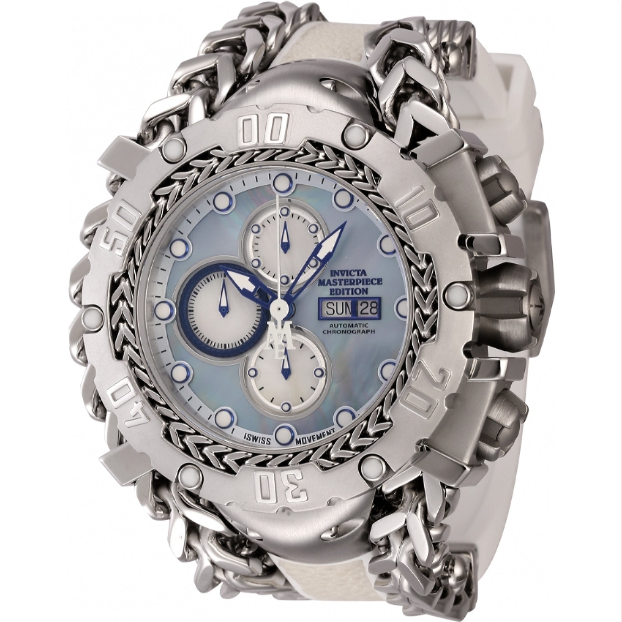 Invicta Automatic Masterpiece Automatic Platinum Dial Men's Watch 44569