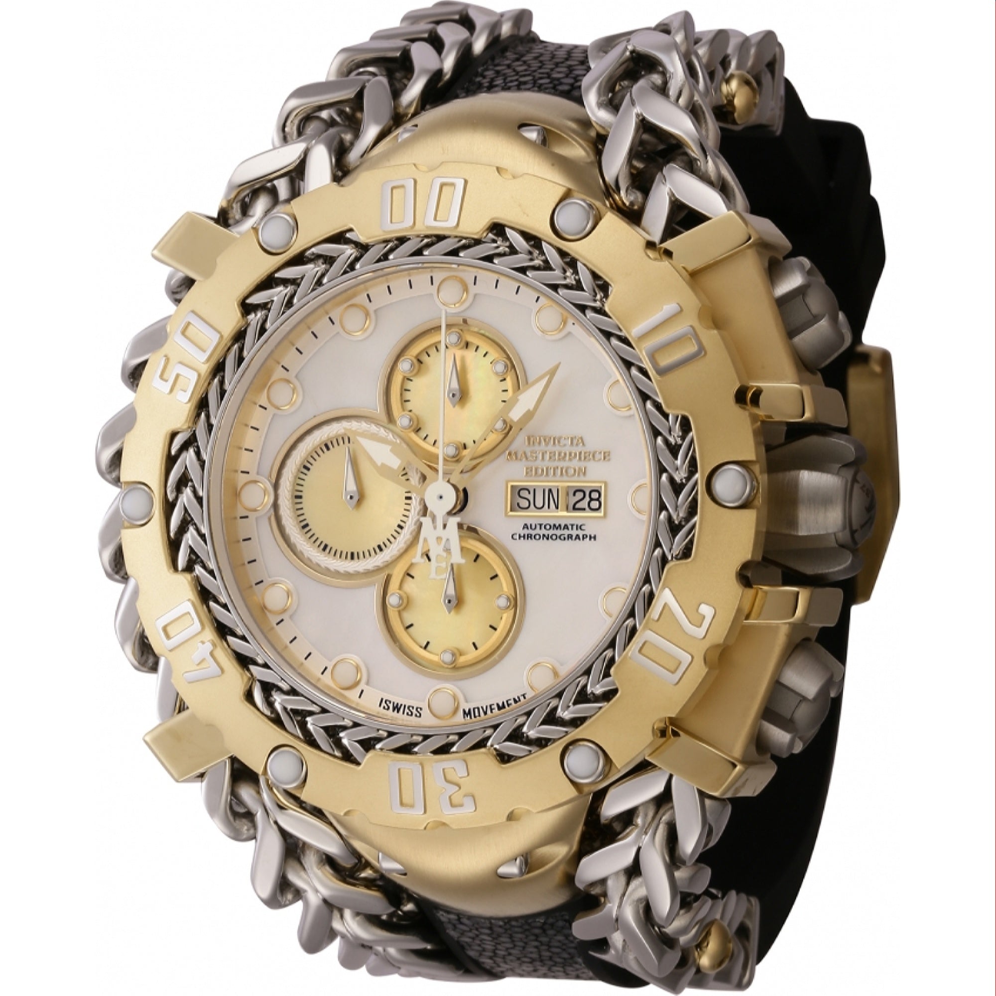 Invicta Automatic Masterpiece Automatic White Dial Men's Watch 44572
