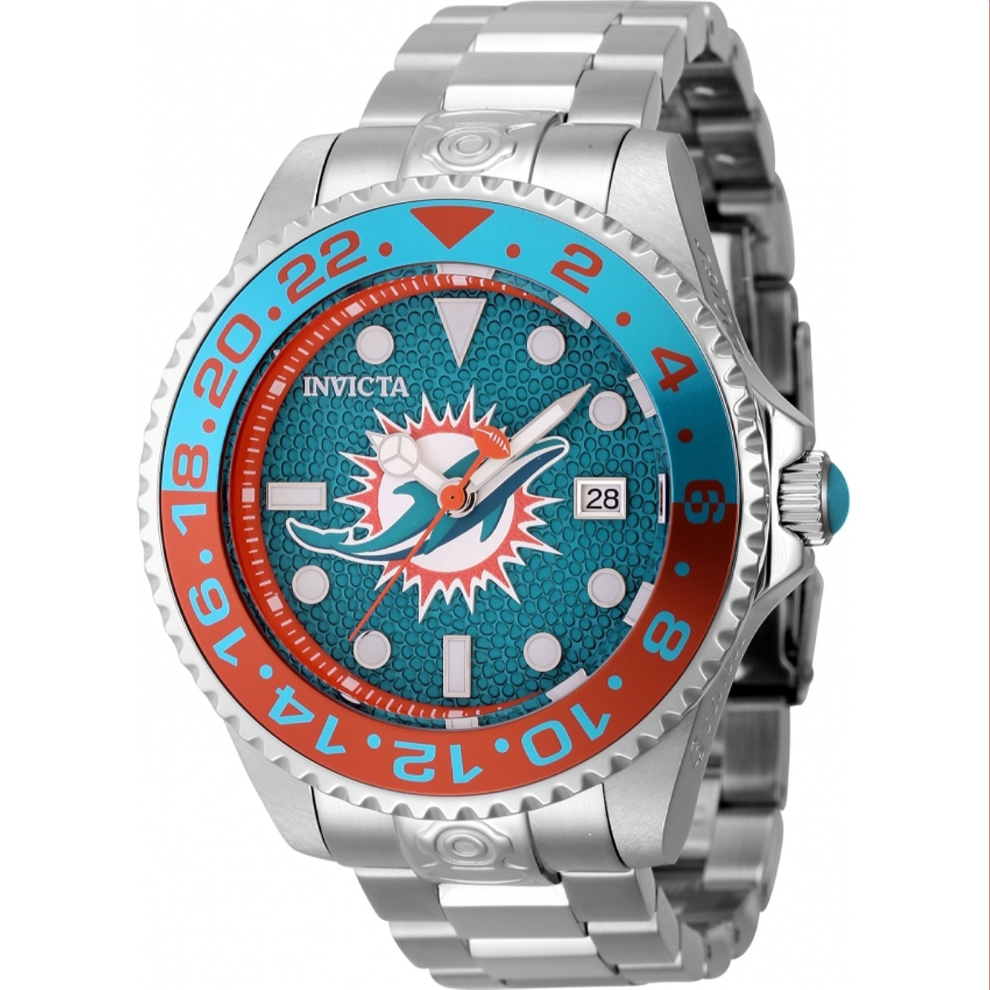 Invicta Automatic NFL Dolphins Automatic Green Dial Men's Watch 45029