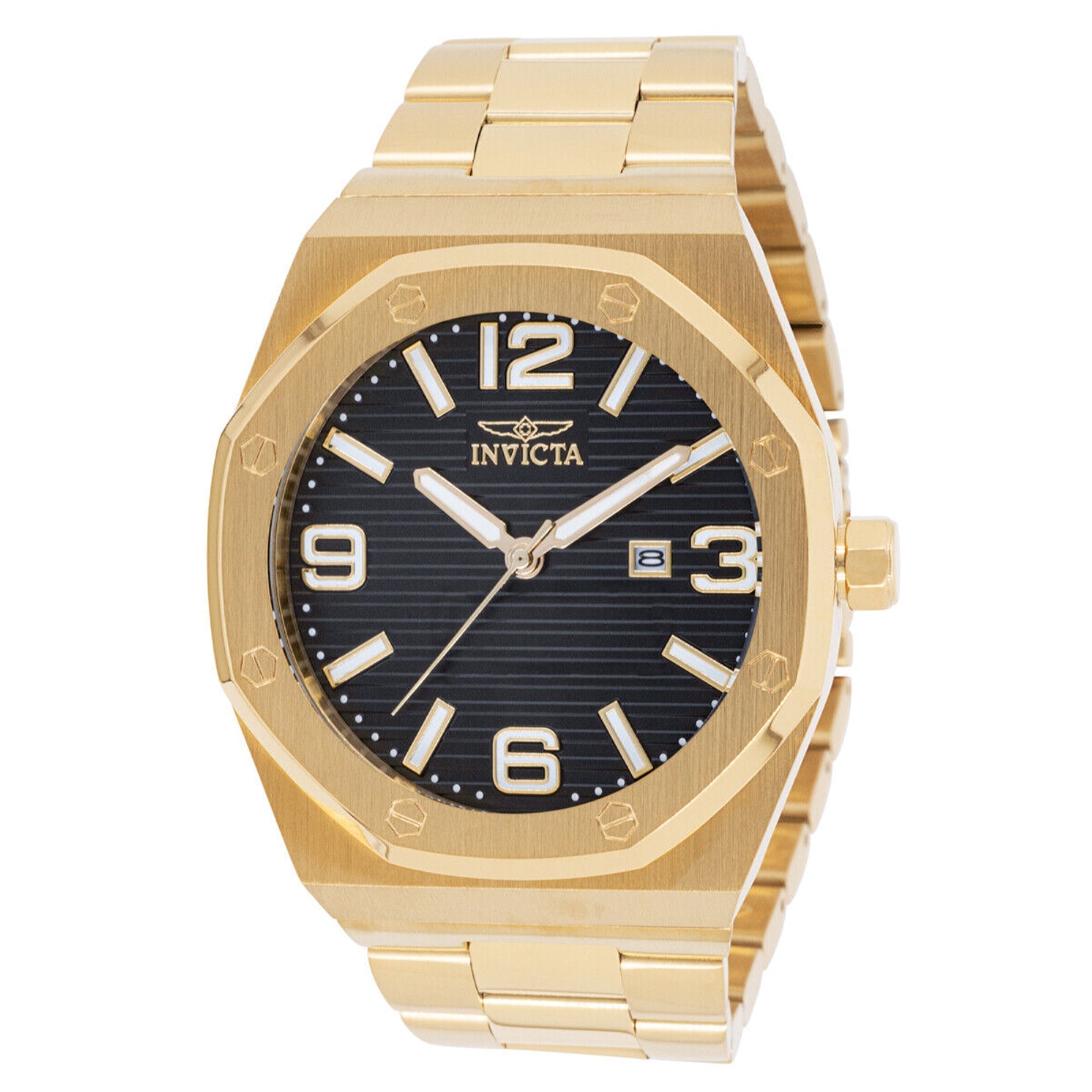 Invicta Quartz Huracan Black Dial Men's Watch 45783