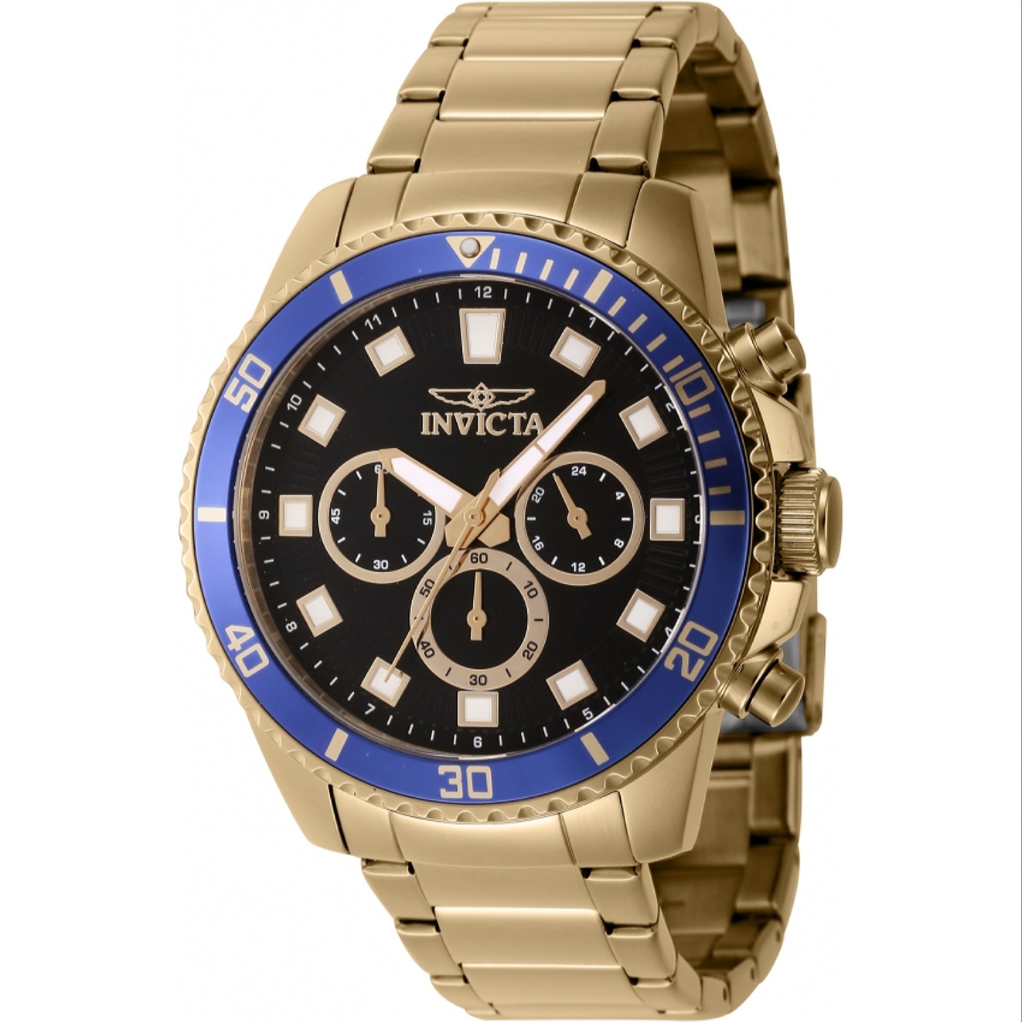 Invicta Quartz Pro Diver Black Dial Men's Watch 46056