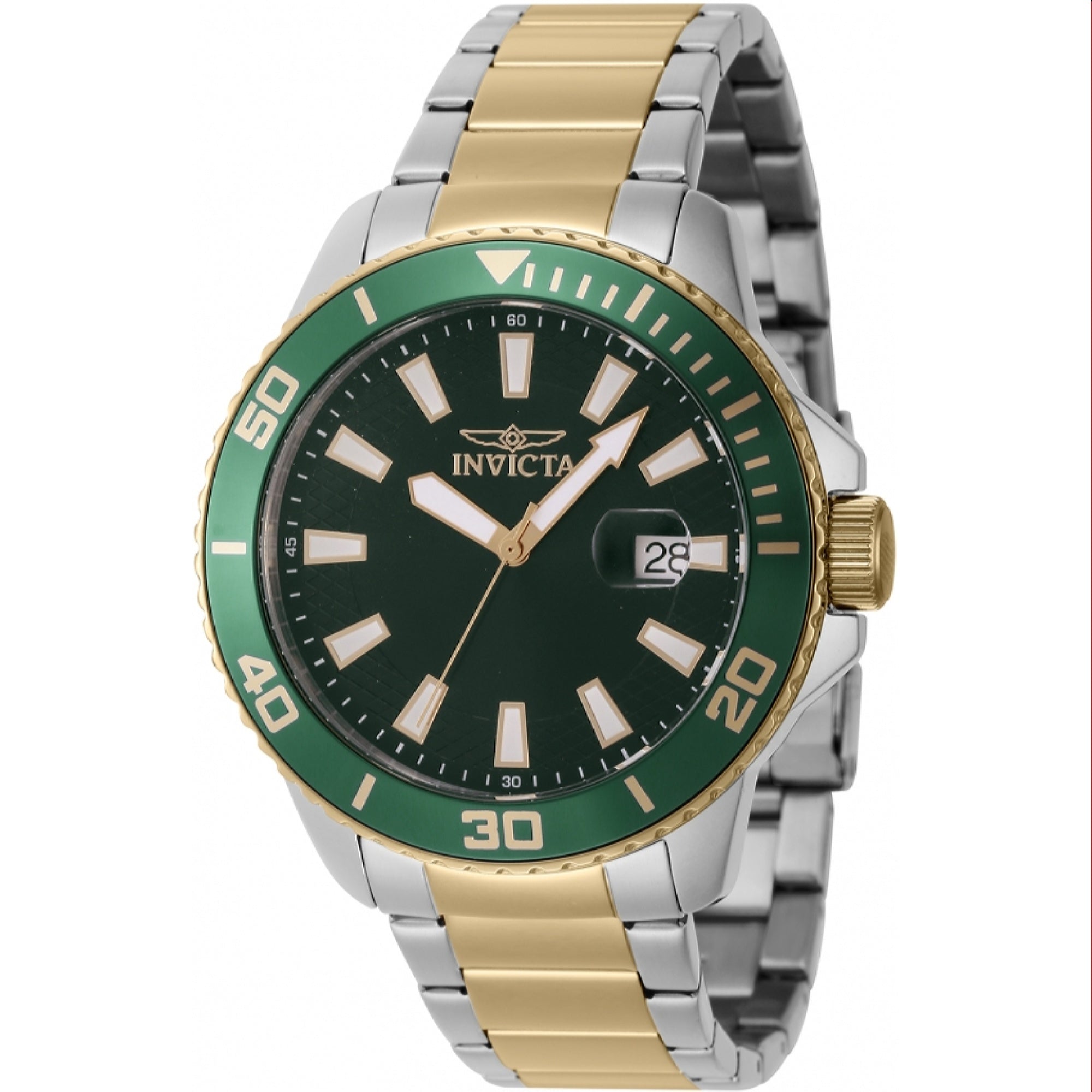 Invicta Quartz Pro Diver Green Dial Men's Watch 46072