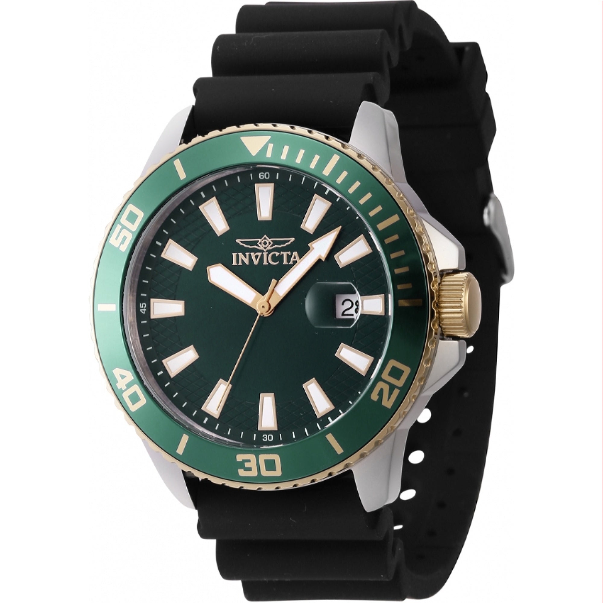 Invicta Quartz Pro Diver Green Dial Men's Watch 46093