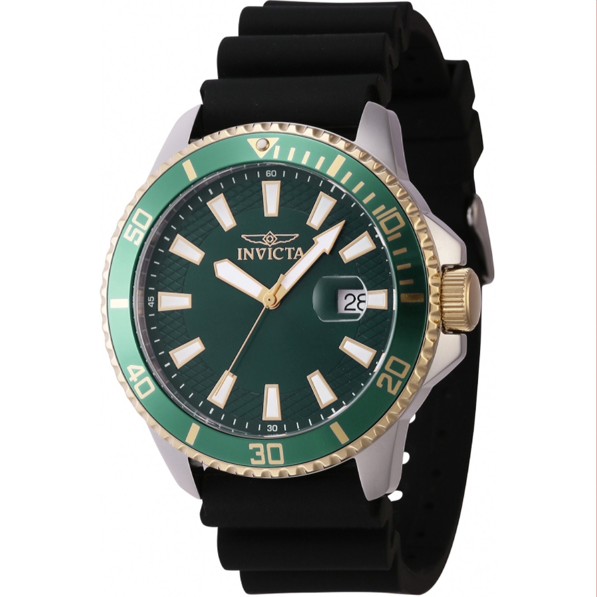 Invicta Quartz Pro Diver Green Dial Men's Watch 46134