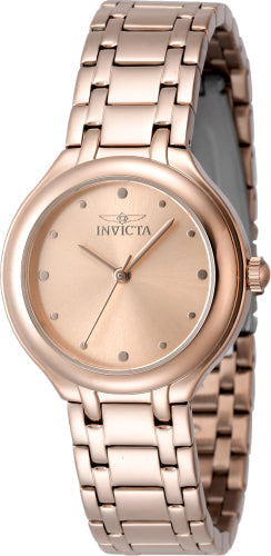 Invicta Quartz Wildflower Rose Gold Dial Women's Watch 48228