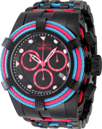 Invicta Quartz Bolt Black Dial Men's Watch 48605