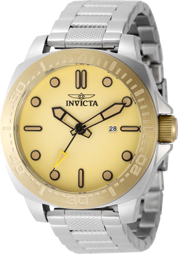 Invicta Quartz Speedway Yellow Dial Men's Watch 49102