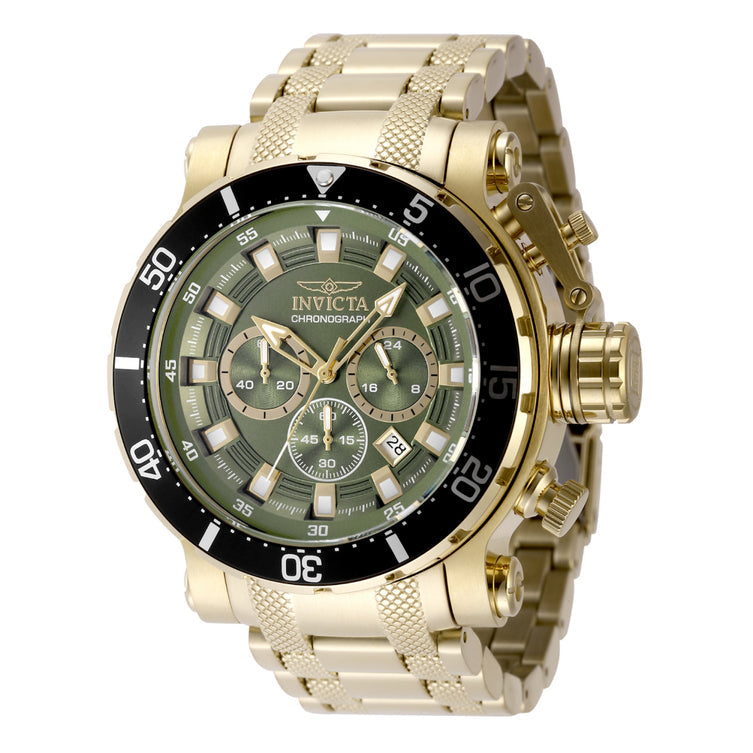 Invicta Quartz Coalition Forces Green Dial Men's Watch 49227