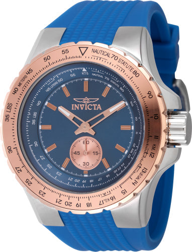 Invicta Quartz Aviator Blue Dial Men's Watch 49309
