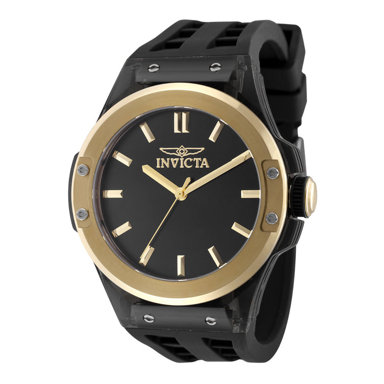 Invicta Quartz Sea Base Black Dial Men's Watch 50015