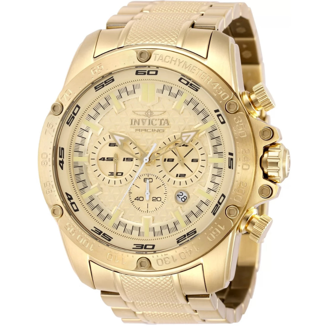 Invicta Quartz Speedway Gold Dial Men's Watch 50322
